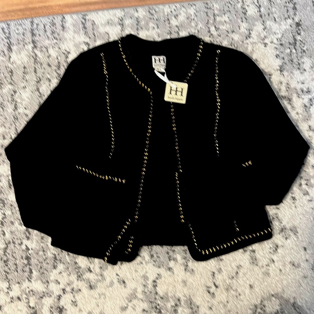 NWT Haute Hippie suede goat leather jacket